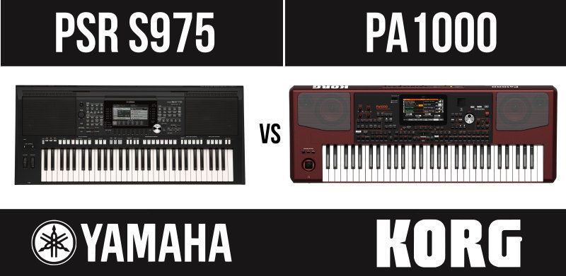 Yamaha PSR S975 vs Korg PA1000