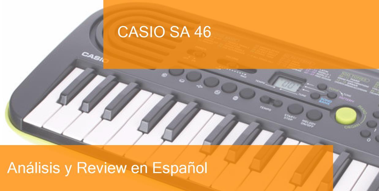 Monica tuberculosis occidental Piano Digital Casio SA 46 Review Completa ¿Es Una Buena Elección?